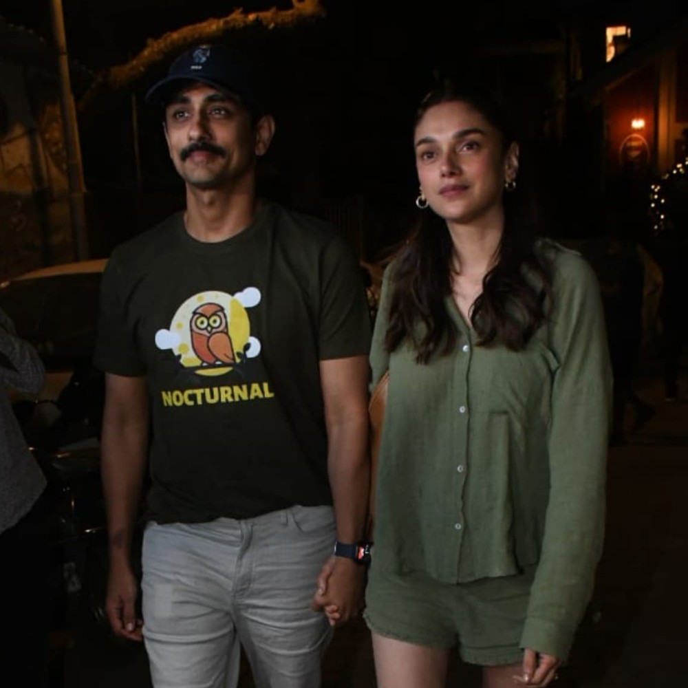 Aditi Rao Hydari exudes effortless sporty vibes in olive green co-ord set and minimal a...