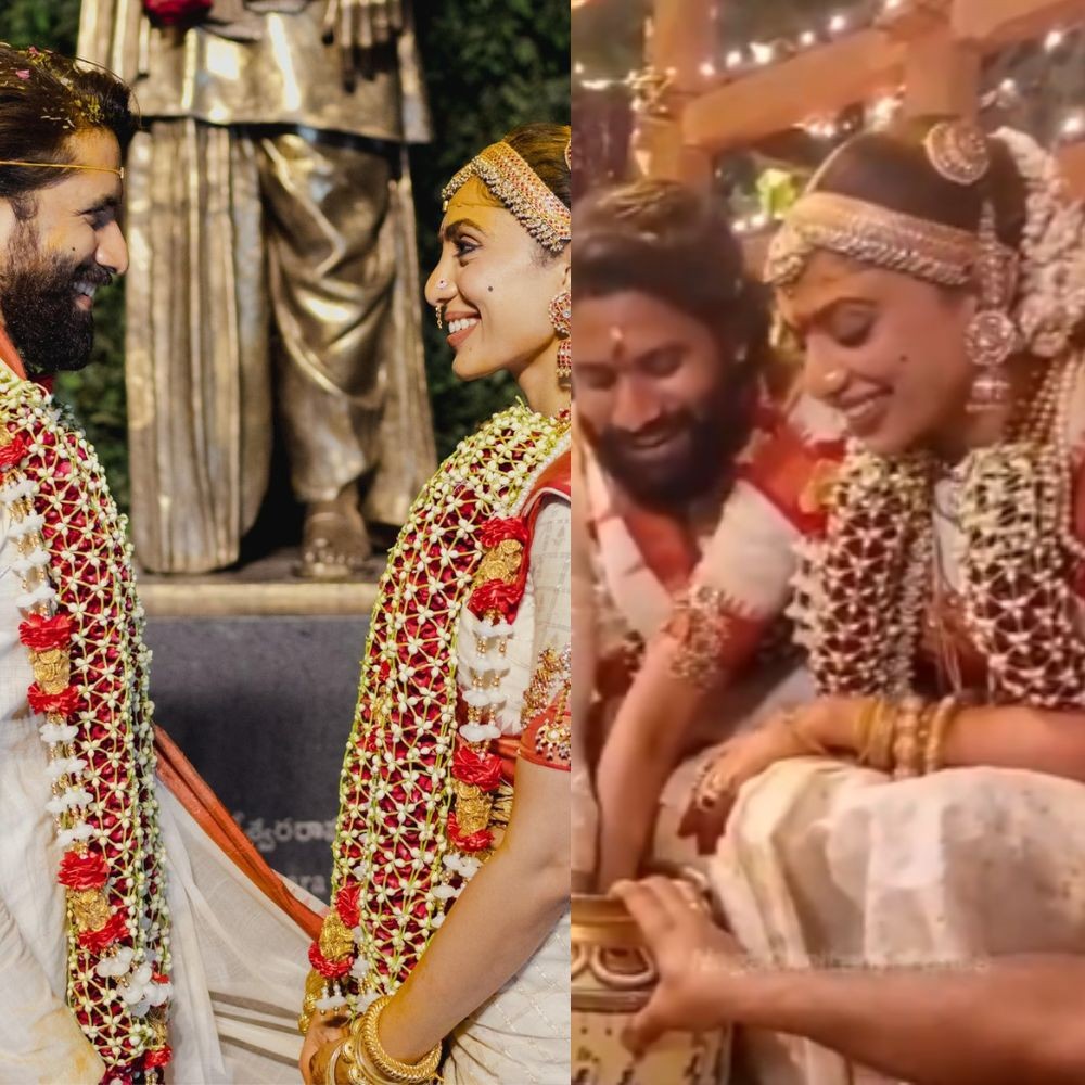 WATCH: Naga Chaitanya and Sobhita Dhulipala fight against each other to find ring in po... WATCH: Naga Chaitanya and Sobhita Dhulipala fight against each other to find ring in po...