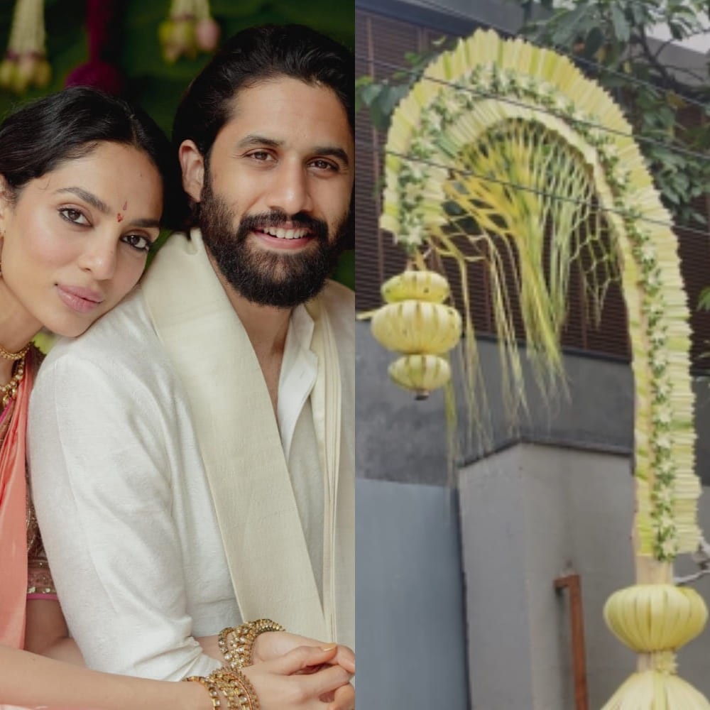 WATCH: Naga Chaitanya's house decked up with white flowers ahead of wedding with Sobhit... WATCH: Naga Chaitanya's house decked up with white flowers ahead of wedding with Sobhit...