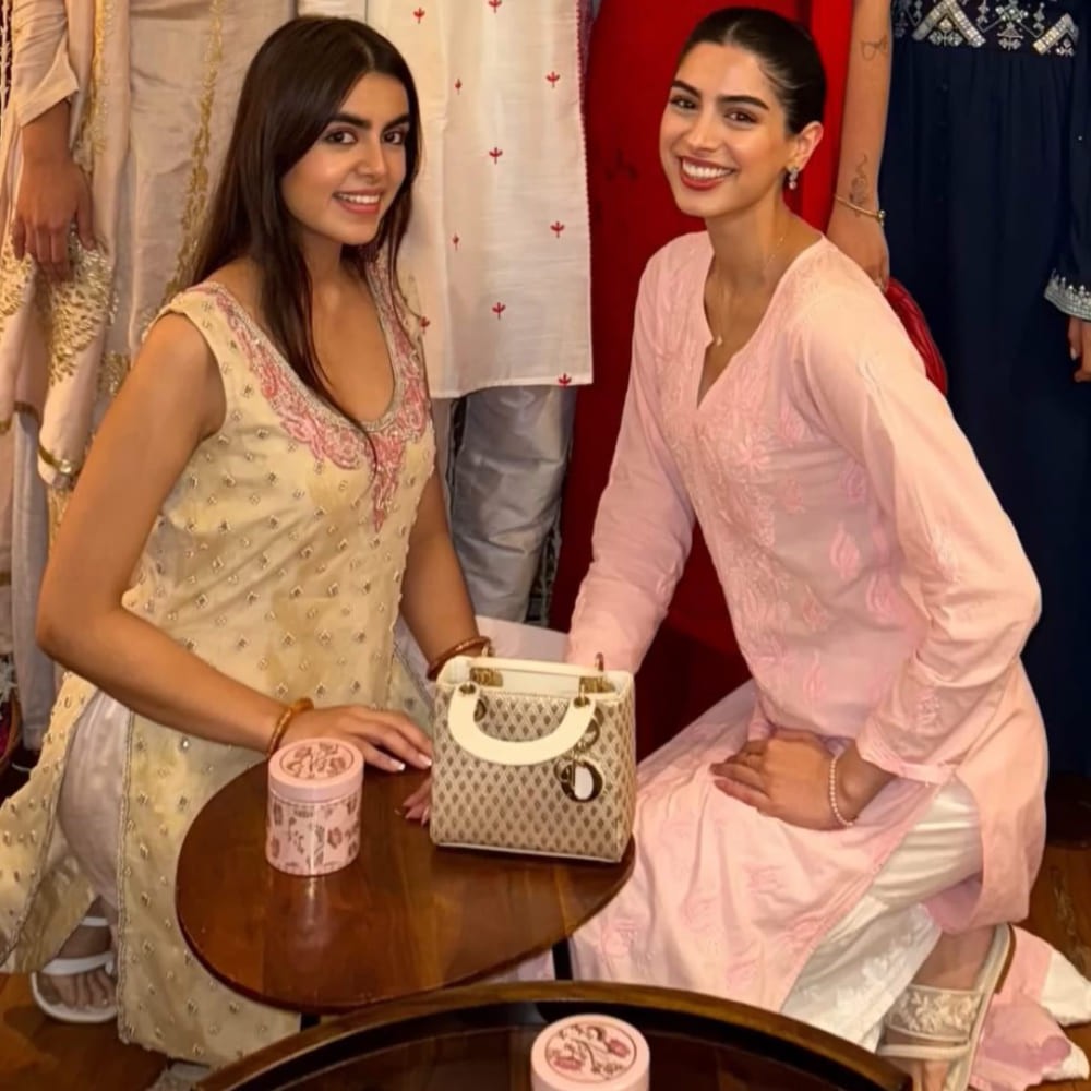 Khushi Kapoor kicks off wedding season in dreamy pink chikankari kurta paired with flaw... Khushi Kapoor kicks off wedding season in dreamy pink chikankari kurta paired with flaw...