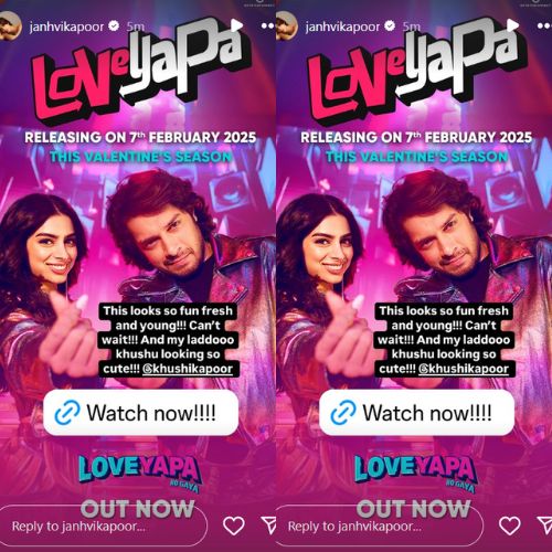 Picture Courtesy: Janhvi Kapoor Instagram story