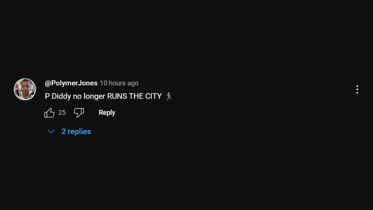 A comment on the trailer (via YouTube)