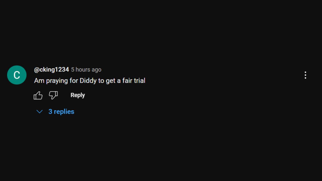 A comment on the trailer (via YouTube)