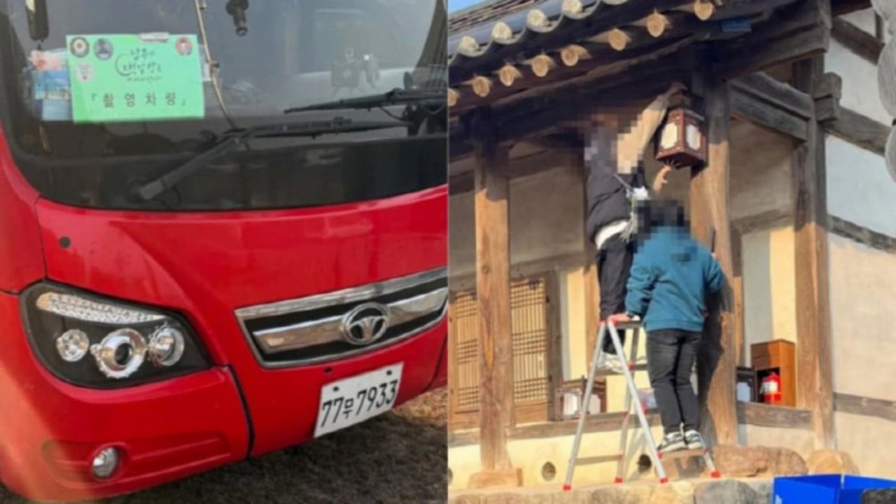 Filming of The First Night With the Duke in Byeongsanseowon Confucian Academy: courtesy of Min Sa Hong's Facebook post Filming of The First Night With the Duke in Byeongsanseowon Confucian Academy: courtesy of Min Sa Hong's Facebook post