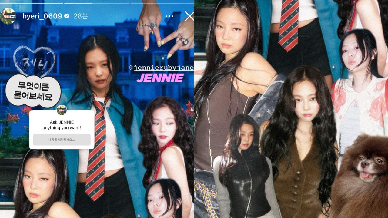 Hyeri's Instagram yarn about Jennie Hyeri's Instagram yarn about Jennie