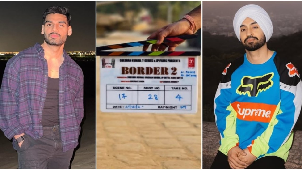 PC: Ahan Shetty, T-series Films, Diljit Dosanjh/Instagram Border 2: Suniel expresses happiness about son Ahan working with Diljit in upcoming biggie