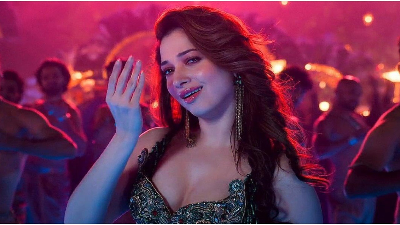 Tamannaah Bhatia grooves to her Stree 2 song Aaj Ki Raat at an event (Pic Courtesy: Saregama Music YouTube) Tamannaah Bhatia grooves to her Stree 2 song Aaj Ki Raat at an event, fans go crazy over her expressions; WATCH viral video