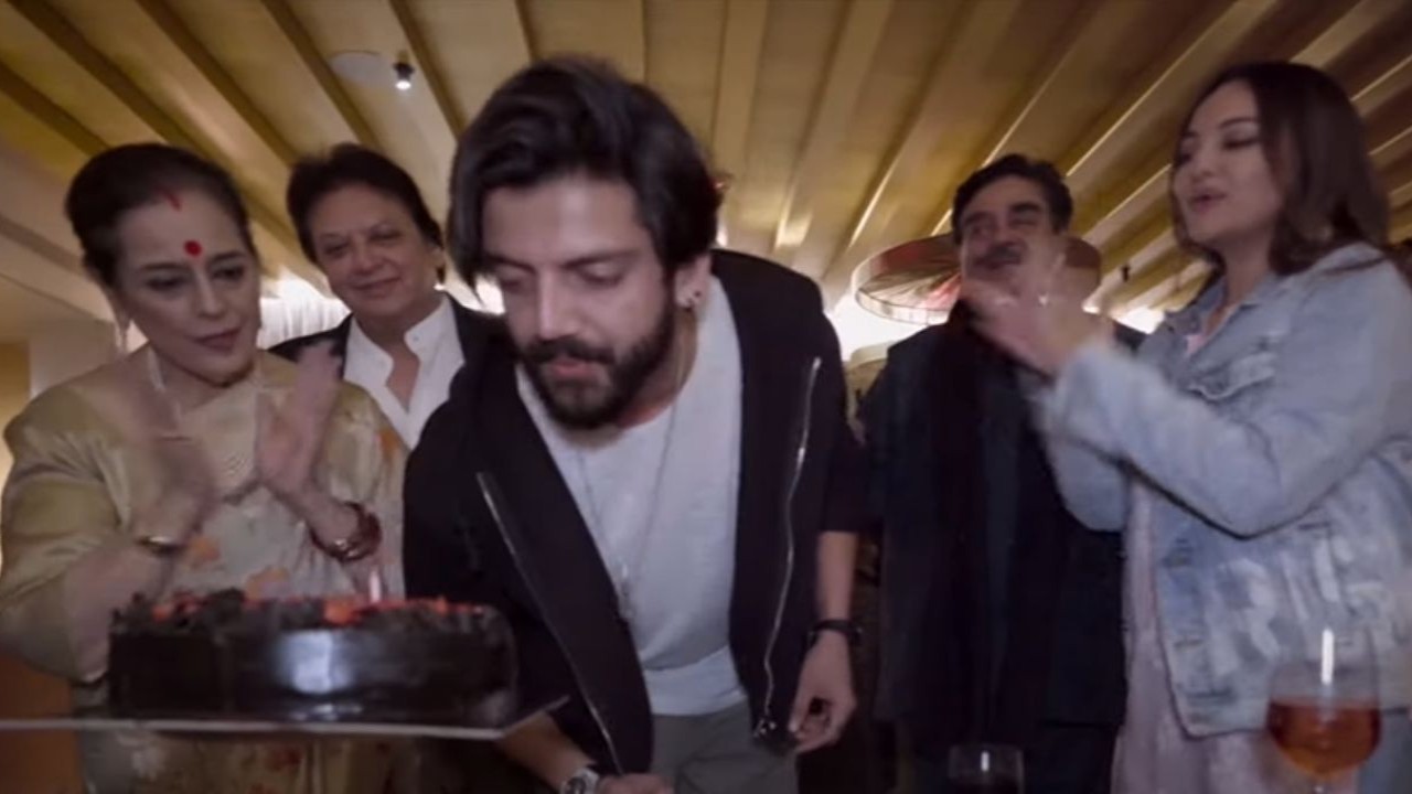 Picture Courtesy: Sonakshi Sinha YouTube Sonakshi Sinha celebrates dad Shatrughan Sinha and hubby Zaheer Iqbal’s birthdays together, shares THIS fact about them