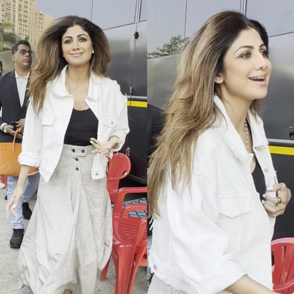 Shilpa Shetty’s unconventional off-duty fit features quirky skirt that might just be th...