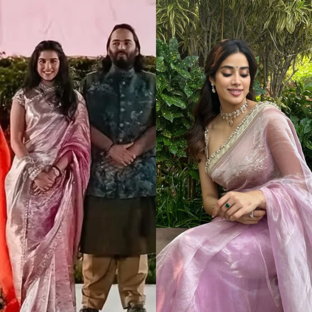 Radhika Merchant or Janhvi Kapoor, which of 2 icon nailed Manish Malhotra’s pink tissue...