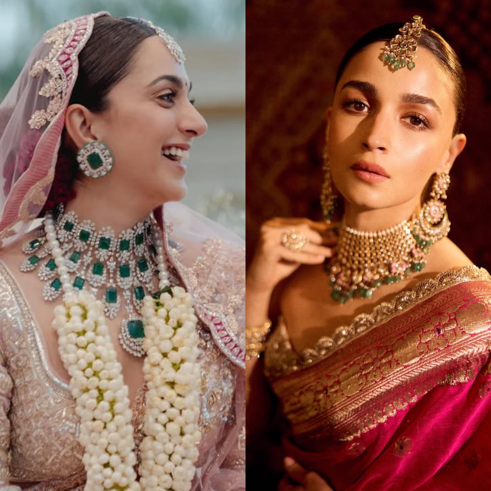 Indian bridal jewelry designs for the wedding season inspired by Bollywood actresses 