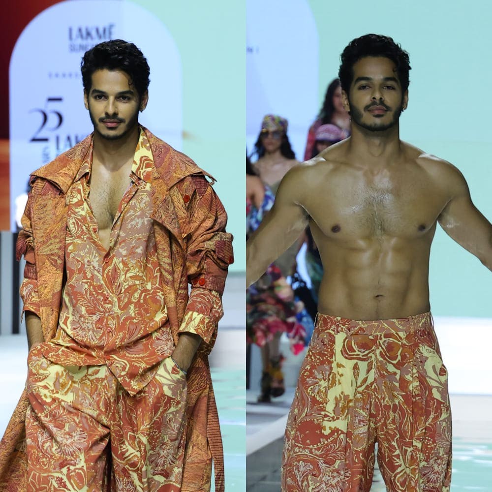 Ishaan Khatter removing his shirt on LFW ramp was not on our 2025 bingo cards