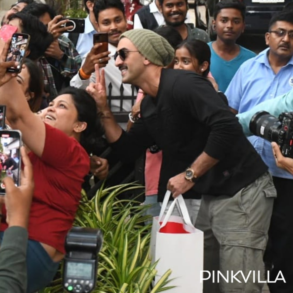 PHOTOS: 5 Celebrity Spottings Of The Day; Ranbir Kapoor poses with fans in city; Rani Mukerji, Rashmika Mandanna make waves at airport and more