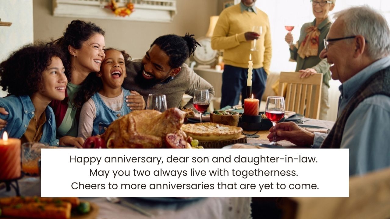 Best Wedding Anniversary Wishes for Son And Daughter-in-Law