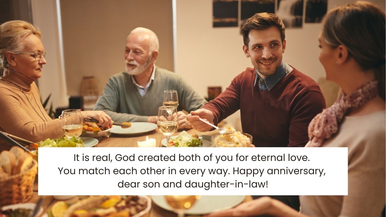 Religious Anniversary Wishes for Son And Daughter-in-Law