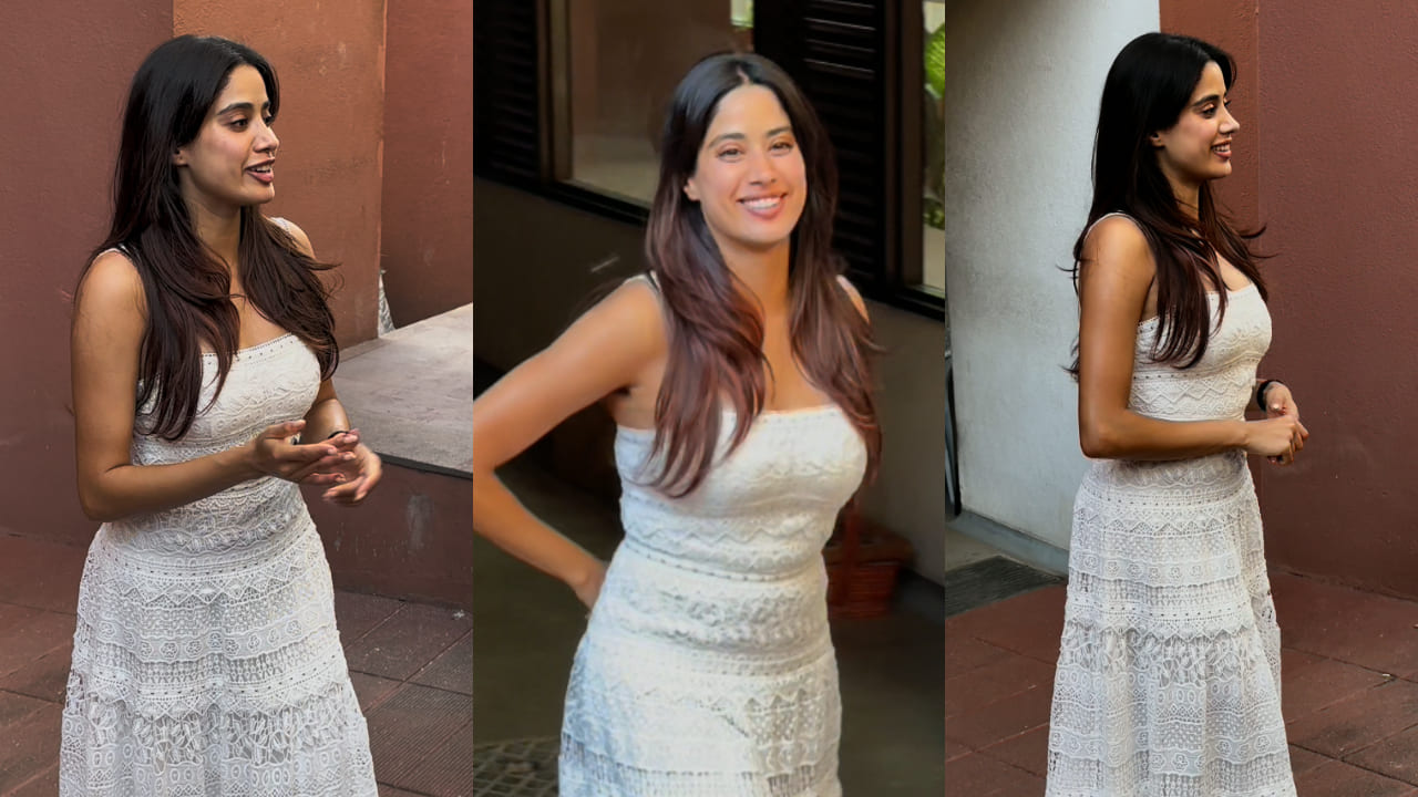 Janhvi Kapoor celebrates her birthday with elegance in no-makeup look and crochet-knit maxi dress worth Rs 64,958