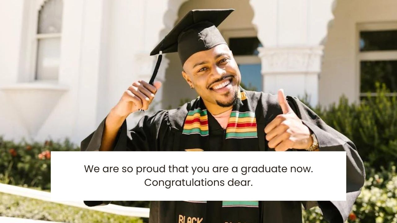  Short graduation message from mother to son