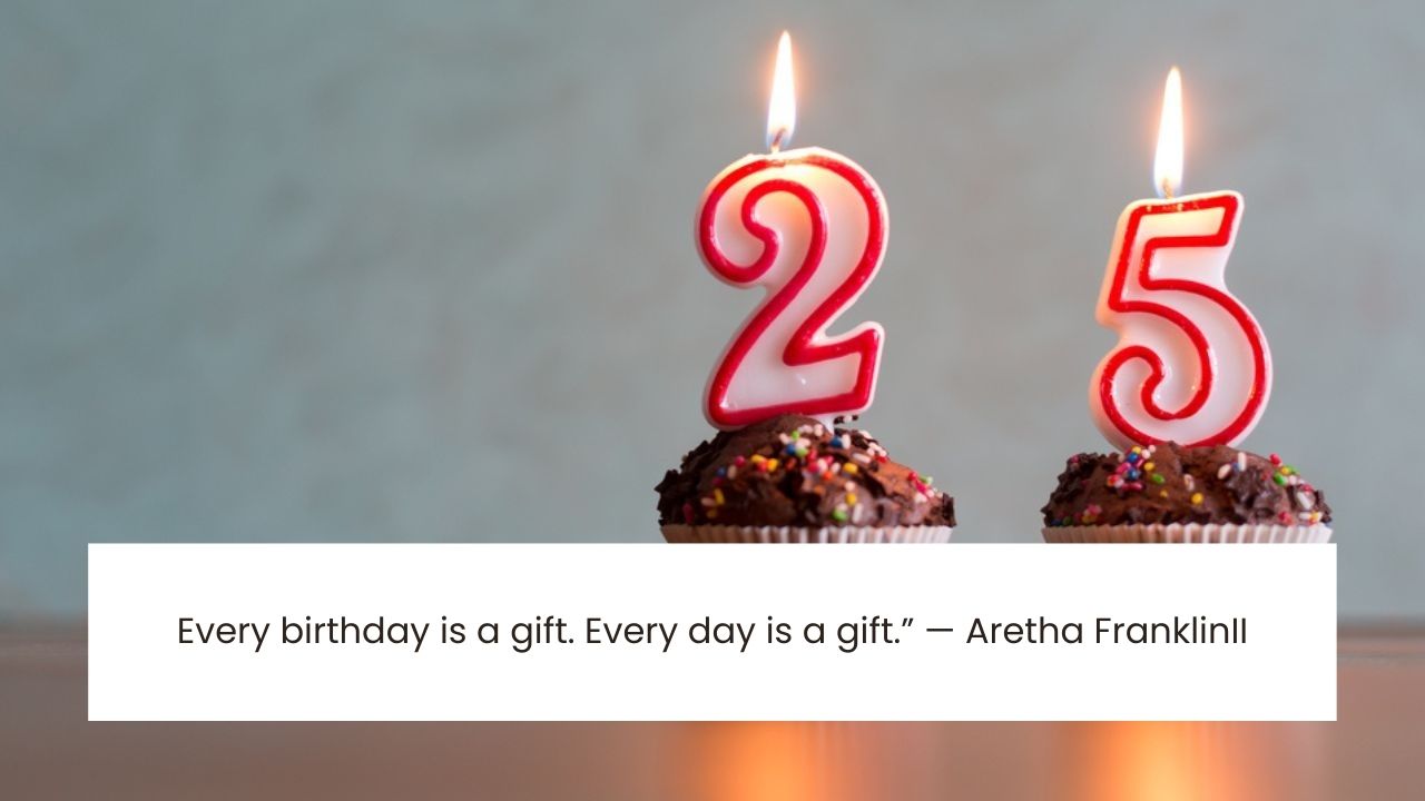 25th Birthday quotes