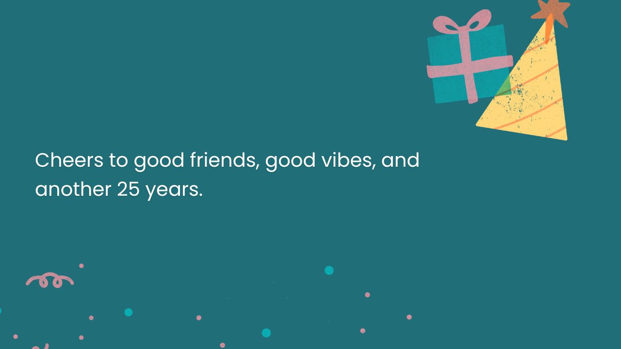 25th Birthday inspirational quotes