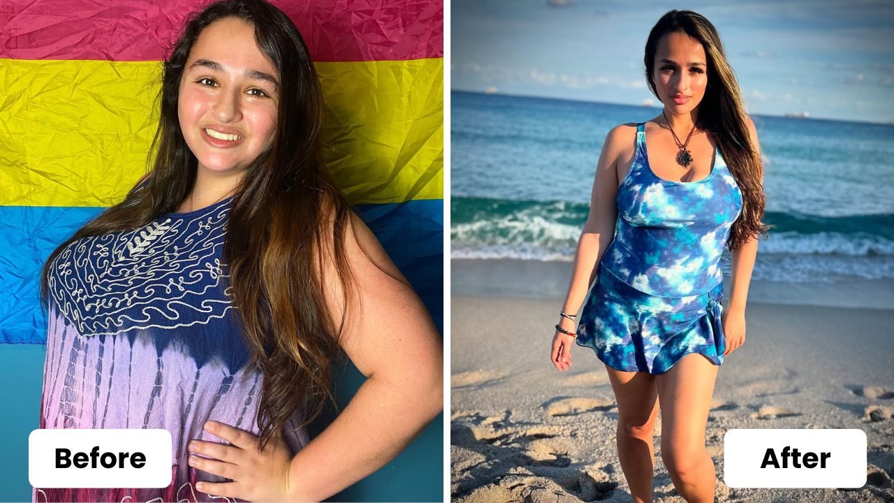 Jazz Jennings before and after weight loss