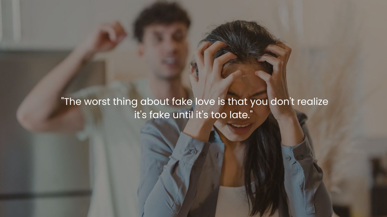 Quotes about fake love