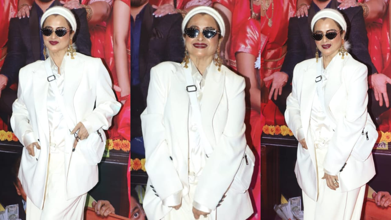 Rekha’s white swan aesthetic can overshadow any Bollywood fashion diva and proves why she is ICONIC. PC: Bablu