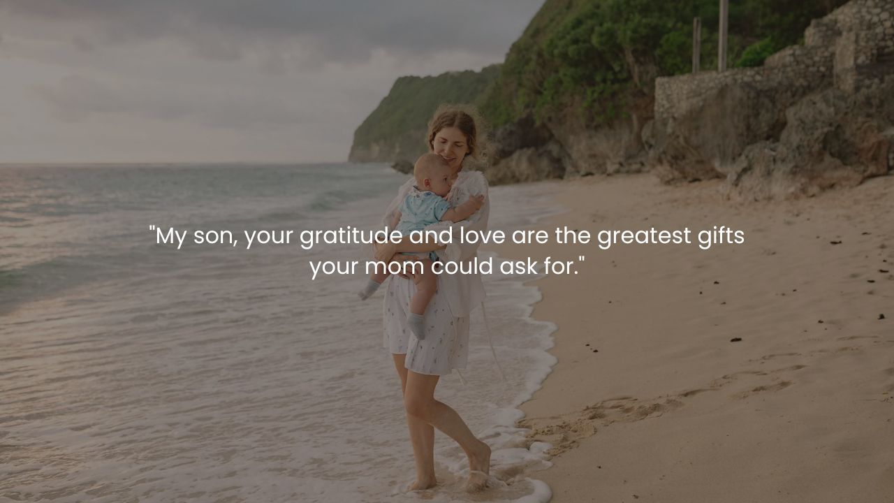 Expressive Mom-Son Captions for Instagram