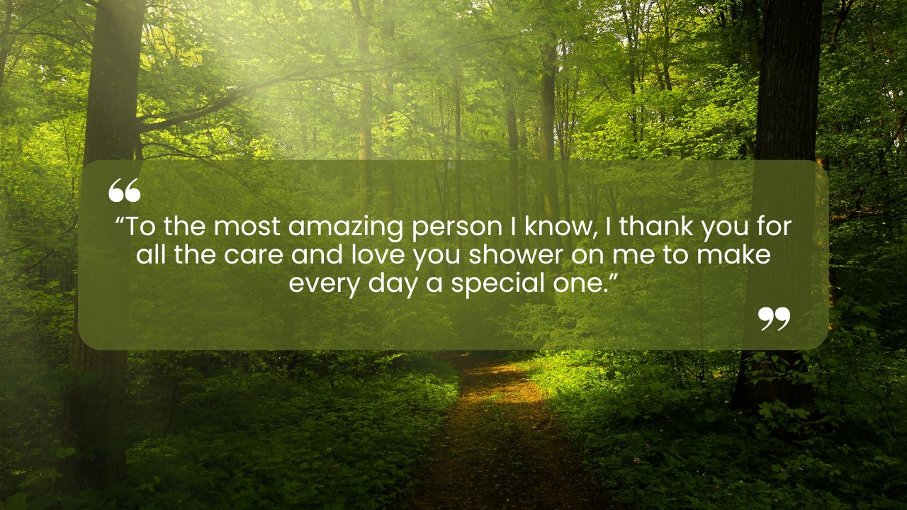 Thank you quotes for love