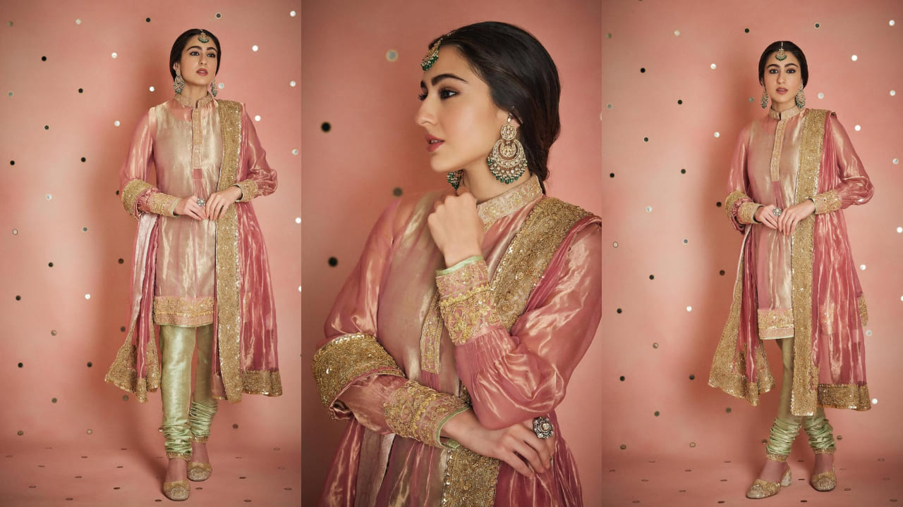This year wish 'Eid Mubarak' in Sara Ali Khan-inspired ethnic fashion: Anarkali to Sharara set 