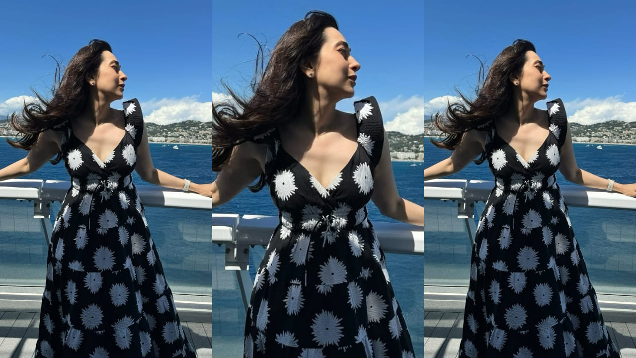 Karisma Kapoor's summer vacay OOTD is straight-up fire as she serves looks in the stunning black dress