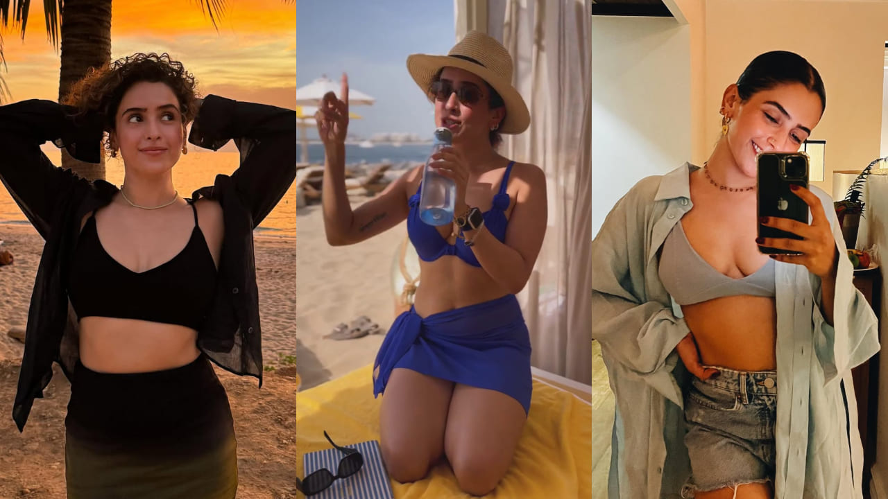 Sanya Malhotra’s sassy and hot beach look-book is the ultimate seaside fashion inspo. PS: Sanya Malhotra IG