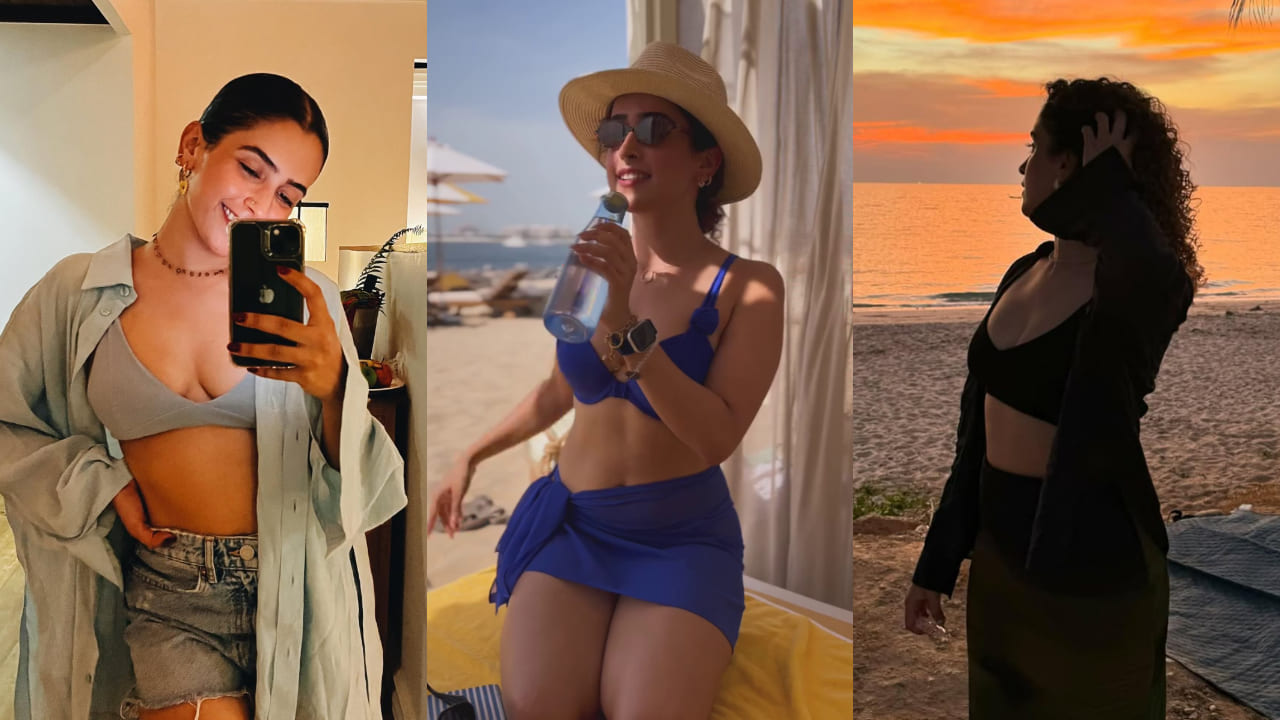 Sanya Malhotra’s sassy and hot beach look-book is the ultimate seaside fashion inspo. PS: Sanya Malhotra IG