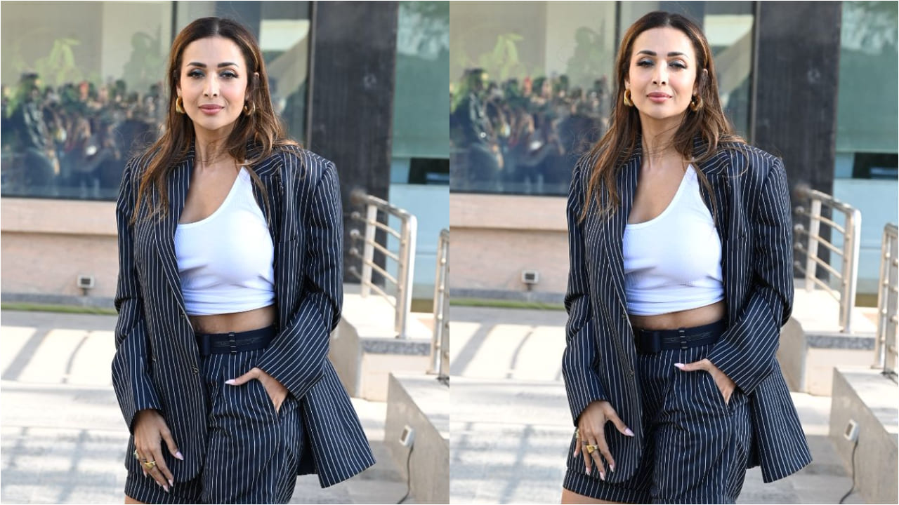 Malaika Arora wears oversized blazer and Bermuda combo and it’s the ultimate quick fix for last-minute meetings