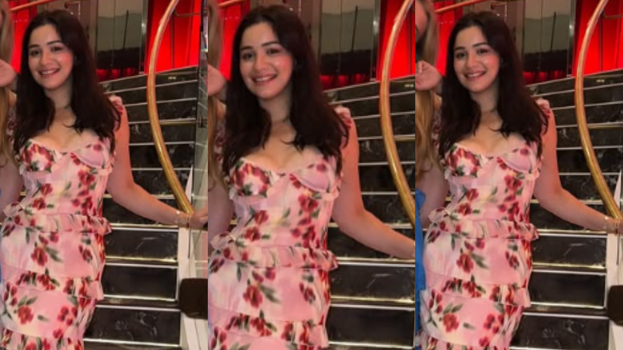 Sara Tendulkar's floral ruffle dress is just what you need to say YES to your crush's date night proposal