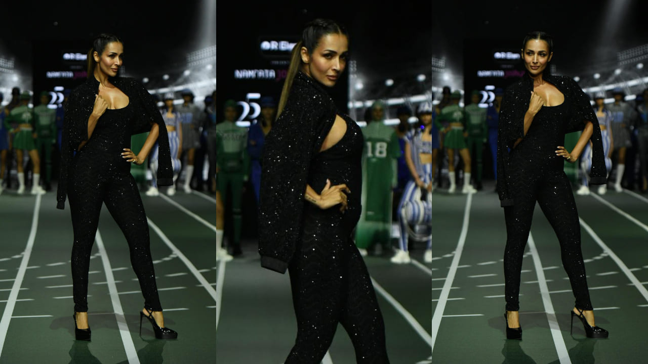 LFW 2025: Karan Johar wears black nail paint with a dramatic look; Malaika Arora turns showstopper in catsuit