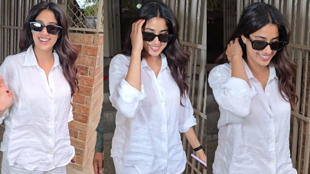 Janhvi Kapoor’s ‘too comfy to care’ summer outfit features sunglasses worth Rs 24,726. PC: Varinder 