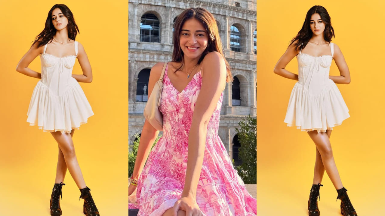 Ananya Panday’s fashion guide to flattering A-line dresses for Summer 2025. PC: Ananya Panday IG