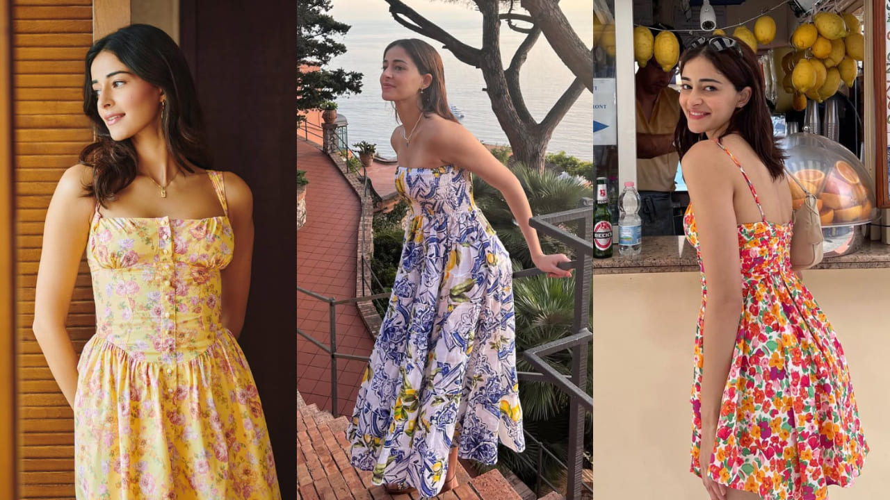 Ananya Panday’s fashion guide to flattering A-line dresses for Summer 2025. PC: Ananya Panday IG
