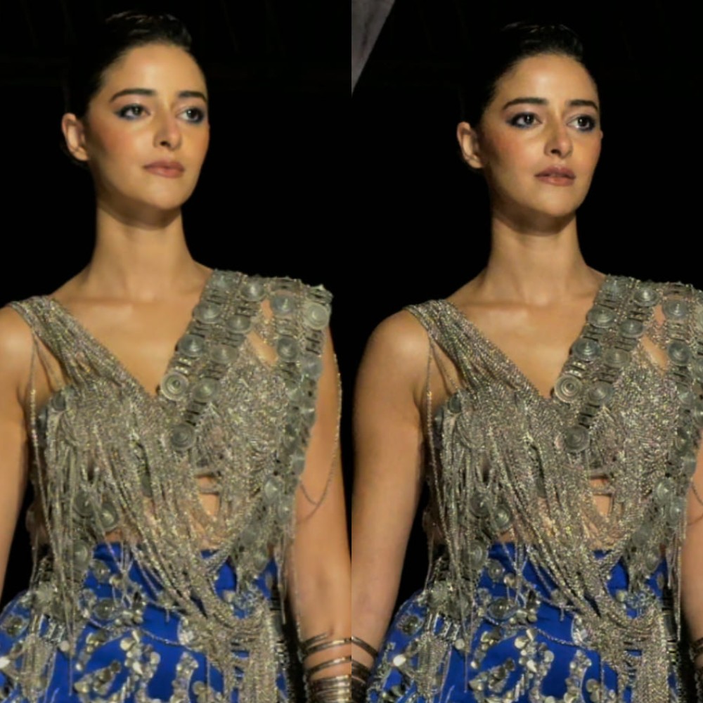 Ananya Panday's tribal-meet-aesthetic moment in Anamika Khanna's palazzo pants and meta...