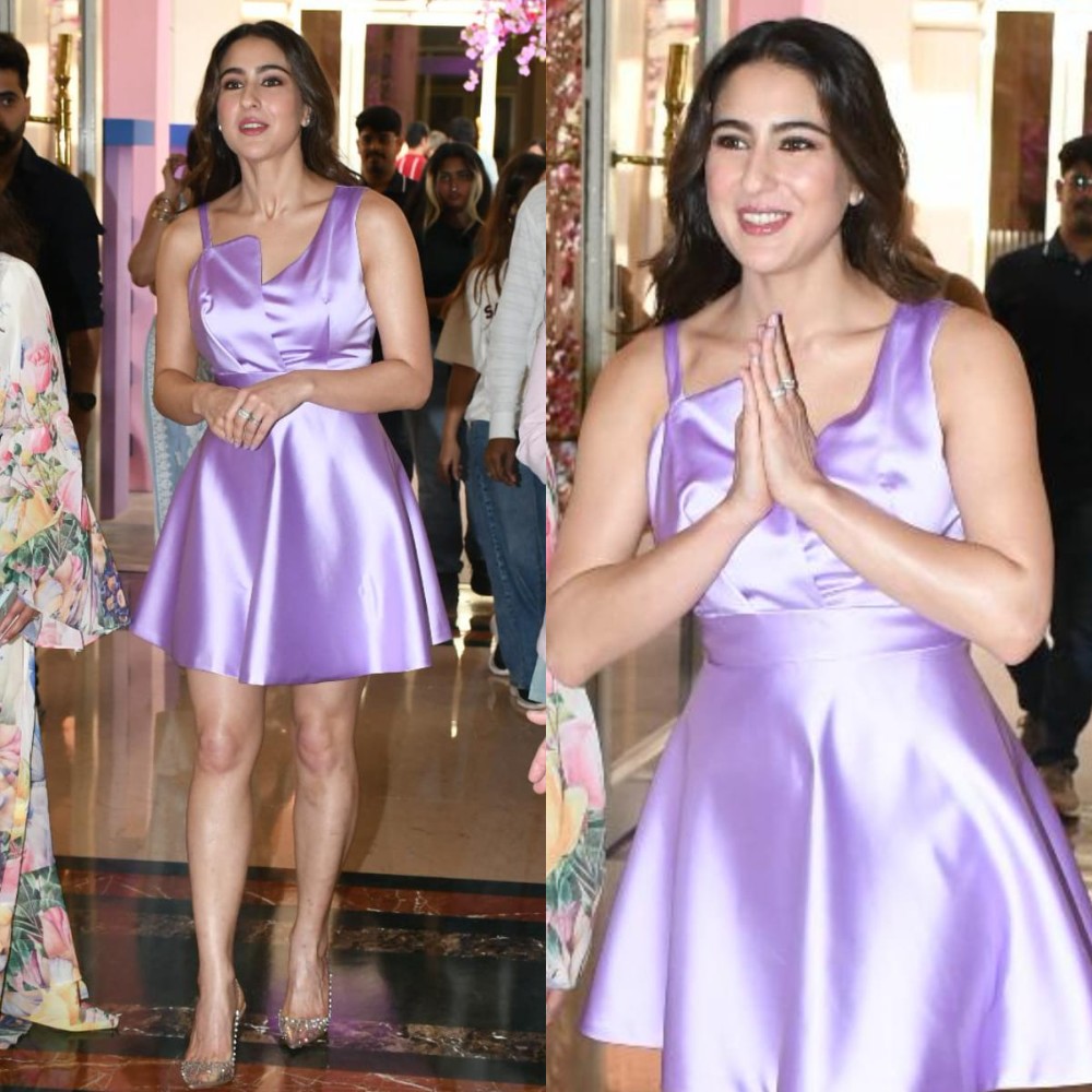 Sara Ali Khan’s lavender dress is a go-to inspiration for dreamy date-night look with i...