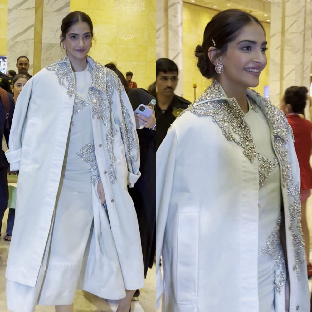 Sonam Kapoor exudes ‘Her Highness’ vibes in crystal-encrusted jacket worth Rs 5,53,000 ...