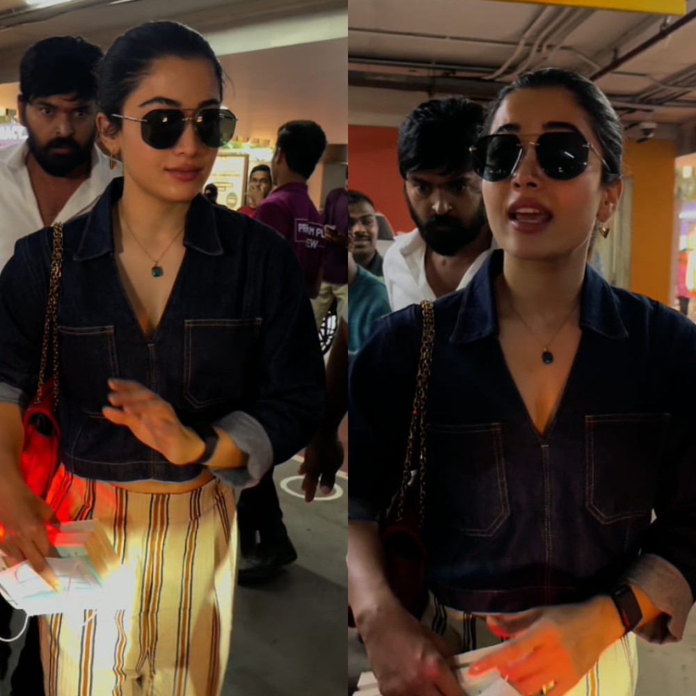 Korean Fashion Trend: Rashmika Mandanna shows how to style laid-back airport look in st...