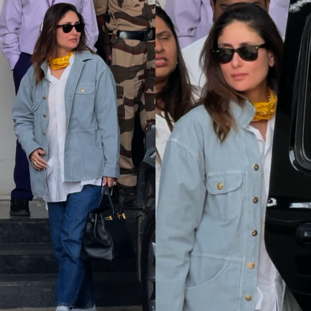 Kareena Kapoor Khan’s airport look will blow your mind as she shows off gold-toned Birk...