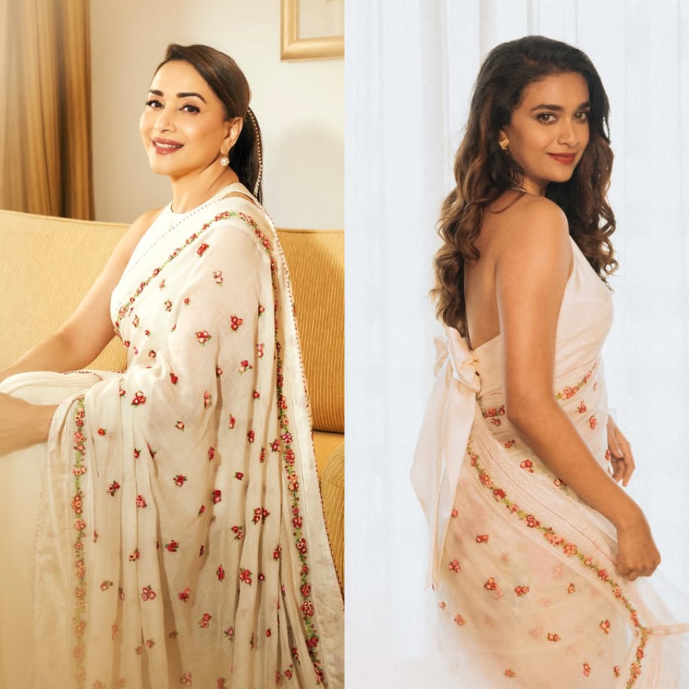 Fashion Face-Off: Madhuri Dixit or Keerthy Suresh, which of these 2 divas styled the Pe...