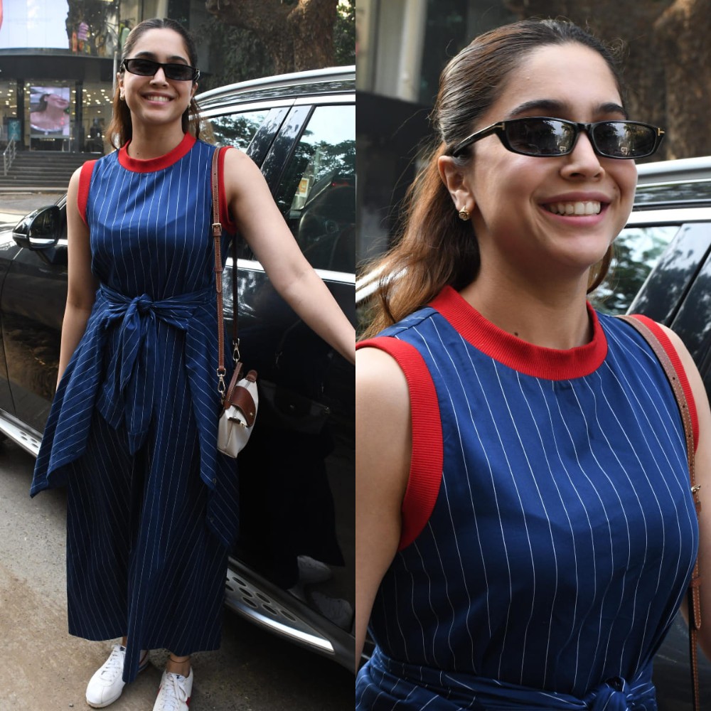 Munjya Sharvari exudes cool-girl vibes in hot Mumbai summer; styles off-duty look with ...
