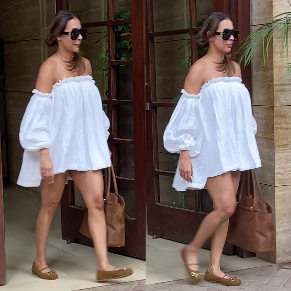 Malaika Arora breezes through summer in bohemian off-shoulder mini-dress Malaika Arora breezes through summer in bohemian off-shoulder mini-dress