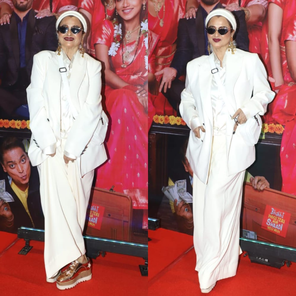 Rekha’s white swan aesthetic can overshadow any Bollywood fashion diva and proves why s...