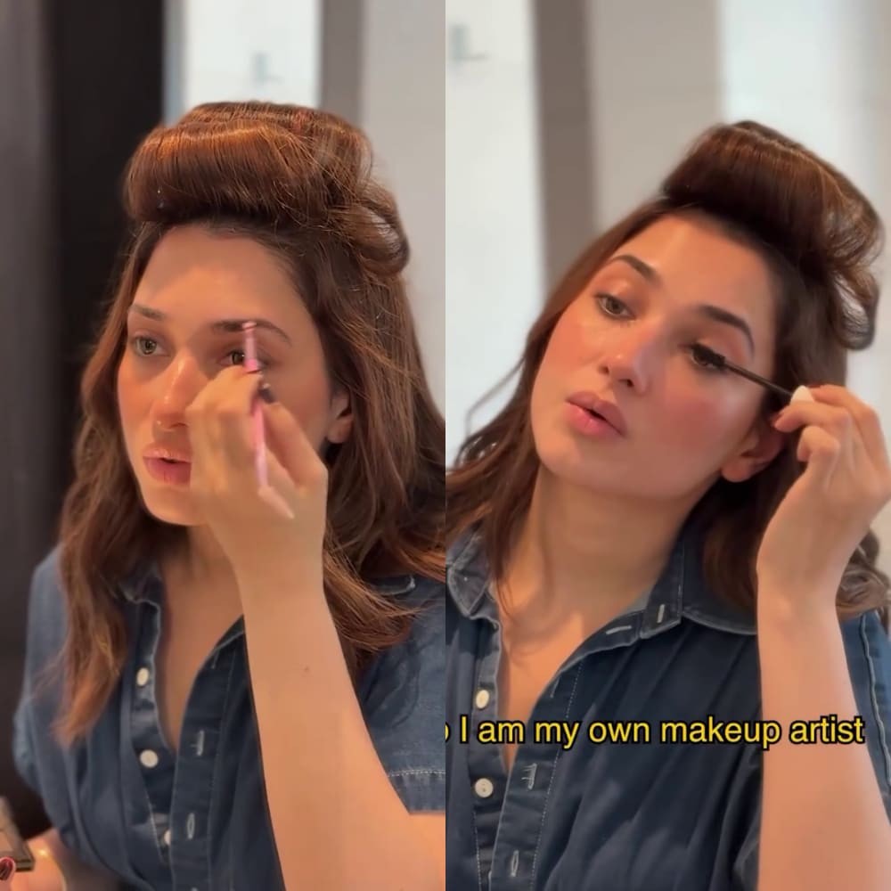 Tamannaah Bhatia’s guide to 5-step natural makeup routine is a fun blend of chaos and P...
