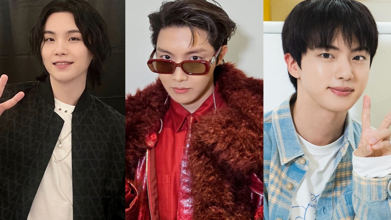 SUGA, J-Hope, Jin: Courtesy of Bighit Twitter SUGA, J-Hope, Jin: Courtesy of Bighit Twitter