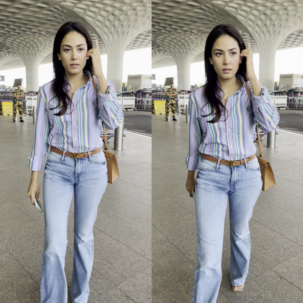 Mira Rajput Kapoor pulls off men’s shirt worth Rs 18k for her airport look, channeling ...